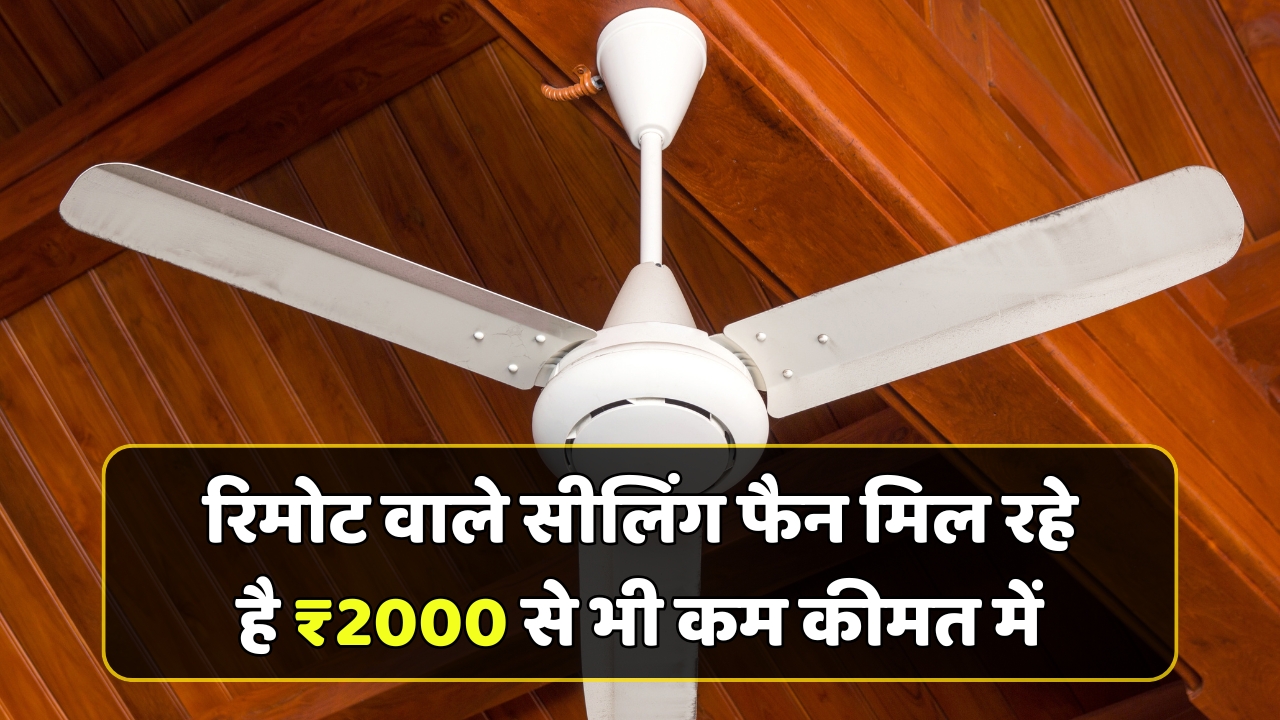 Remote Ceiling Fan